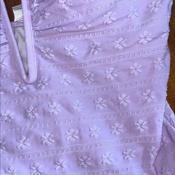 Cupshe Lilac Floral Swimsuit - Picture 4 of 6